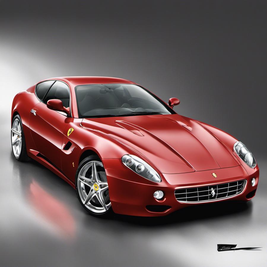 illustration d'une Ferrari 612 Scaglietti