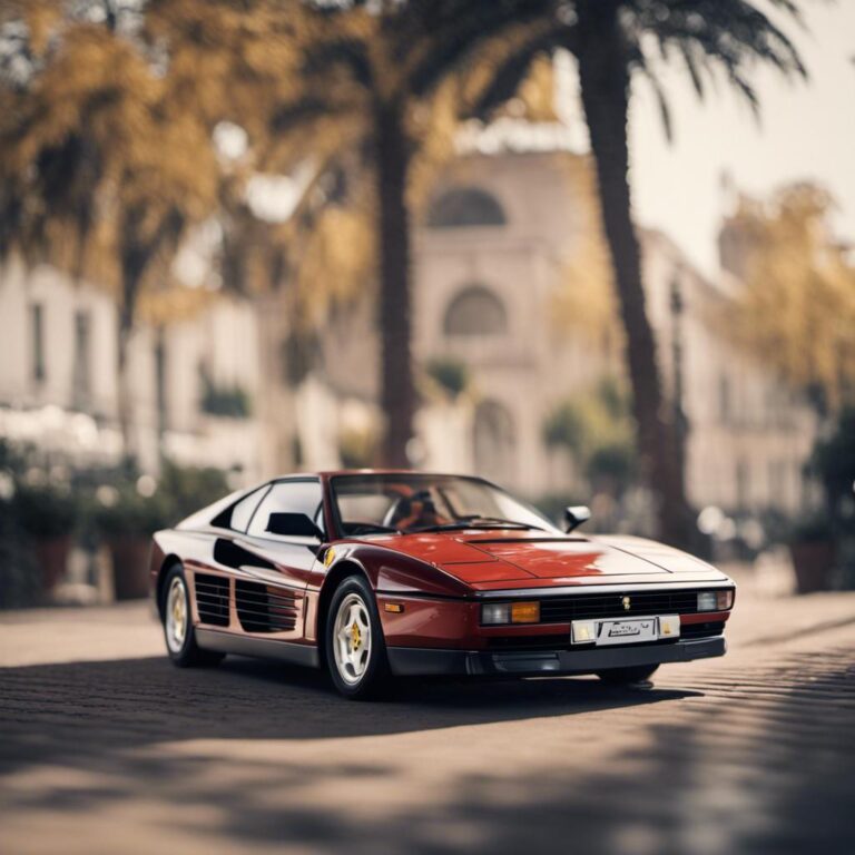 Photo d'une Ferrari Testarossa (1984)