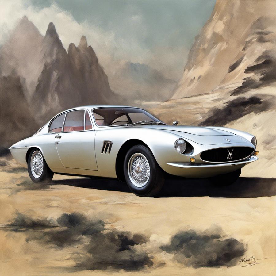 illustration d'une Maserati Mistral (1964)