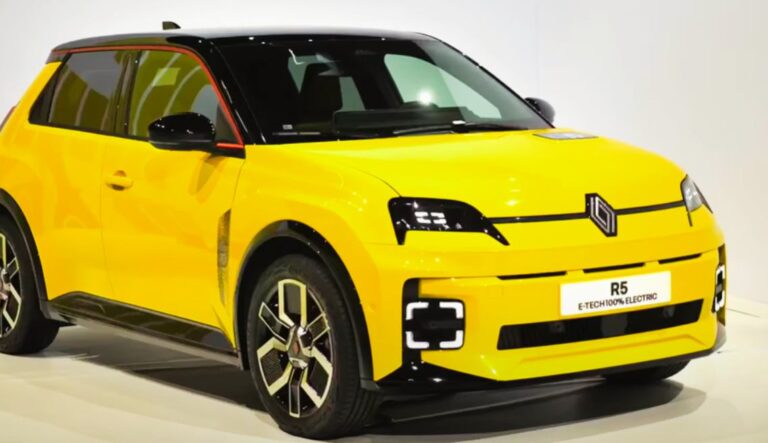 Photo de la nouvelle Renault 5 électrique