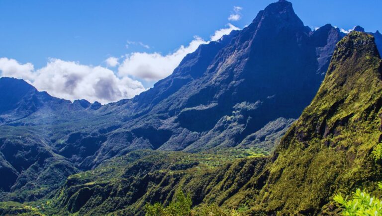 Un beau paysage de l'ile de la réunion