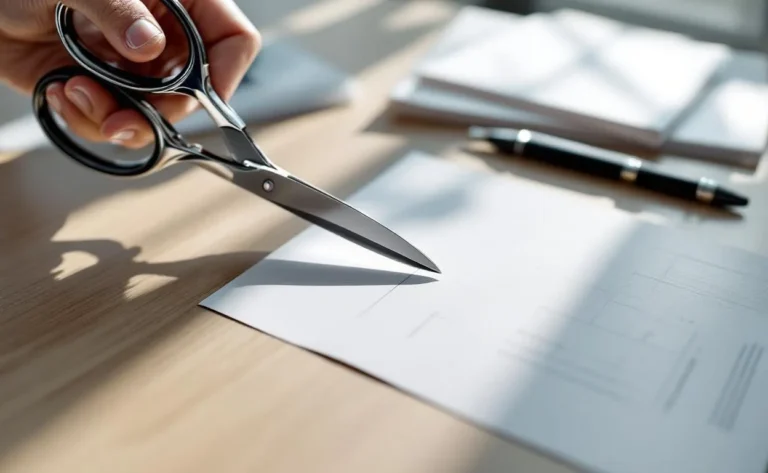 Carte grise découpée en plusieurs parties et posée sur une surface claire.